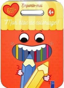 Mon bloc de coloriage rouge 4+