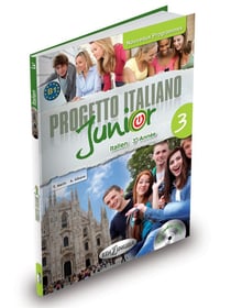 Progetto italiano Junior 3 pour francophones (Manuel) + CD audio