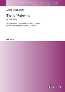 3 poemes (paul valery) chant chorale :ssaattbb