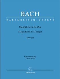 Jean sebastien bach : magnificat in d bwv 243 - magnificat en re majeur - chant & reduction piano