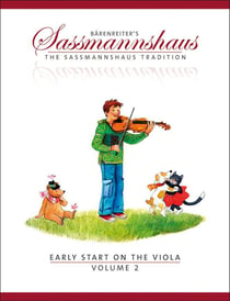 Egon sassmannshaus - early start on the viola 2 - a viola method for children