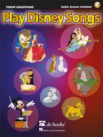 Jaap kastelein - play disney songs - saxophone tenor - recueil + enregistrement(s) en ligne