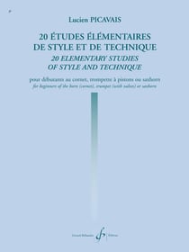 20 etudes elementaires de style et de technique