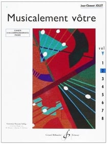 Musicalement vôtre Tome 2 : cahier d'accompagnements piano - livre du professeur