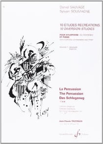 10 etudes recreations - xylophone ou marimba et piano vol 1