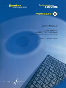 Etudes variees - style phrase - vol 2 : 21 etudes - trombone
