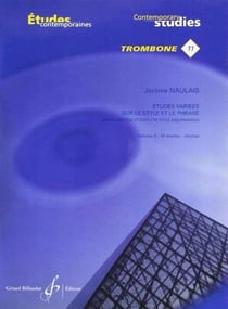 Etudes variees - style phrase - vol 3 : 16 etudes - trombone