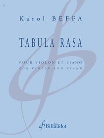 Tabula rasa - edition bilingue