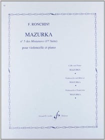 Mazurka n°5 des Miniatures (1e Suite) : pour violoncelle et piano
