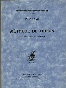 Jacques-fereol mazas : methode de violon