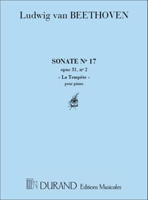 Ludwig van beethoven : sonate numero 17 en re mineur op.31 n.2 piano