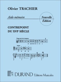 Trachier : aide memoire contrepoint xvi (enseignement) formation musicale