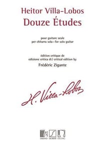 Douze etudes pour guitare seule guitare