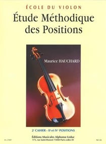 Hauchard: etude des positions volume 2 violon