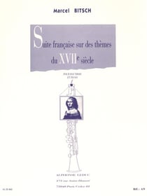 Marcel bitsch : suite francaise sur des themes du 17 eme sicle - hautbois et piano