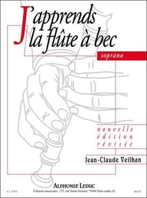 Jean-claude veilhan: j'apprends la flute a bec