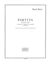 Marcel bitsch : partita - basson et piano - preludio - arietta - notturno - fughetta