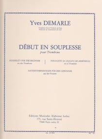Yves demarle - debut en souplesse, pour trombone