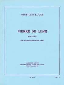 Marie luce lucas : pierre de lune - flute traversiere et piano