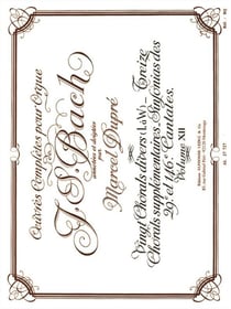 Oeuvres completes pour orgue volume 12  -  20 chorals divers (l a w), 13 chorals supplementaires, si