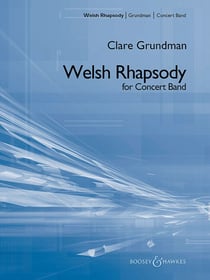 Quarter military band - qmb 355 - a welsh rhapsody - qmb 355. wind band. partition et parties.