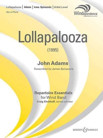 Lollapalooza concert band/harmonie/fanfare-partition+parties separees