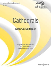Cathedrals concert band/harmonie/fanfare-partition+parties separees