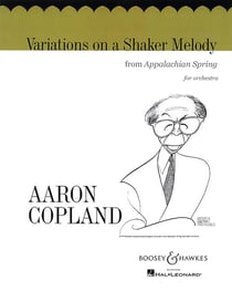 Variations on a shaker melody orchestre-partition+parties separees