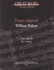 Crown imperial march concert band/harmonie/fanfare-partition+parties separees