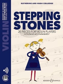 Stepping stones - with piano accompaniment - 26 pieces for violin players - recueil + enregistremen