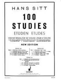 Etudes(100) 4 opus 32 violon