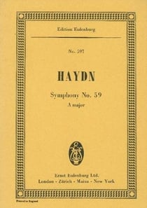 Symphony no. 59 a major hob. i: 59 poche