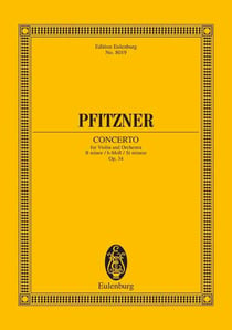 Concerto for violin and orchestra b minor op. 34 poche