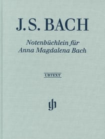 Johann sebastian bach : petit livre pour anna magdalena bach - edition reliee lin