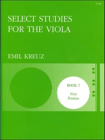 Kreuz, emil: select studies. book 2 - viola
