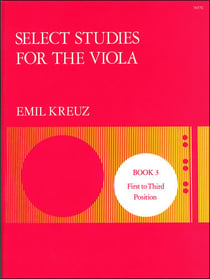 Kreuz, emil: select studies. book 3 - viola