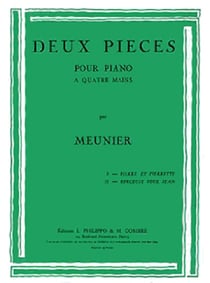 Pieces (2) pierre et pierrette - berceuse pour jean --- piano 4 ms
