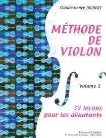 Methode de violon vol.1 - 32 lecons debutants --- violon