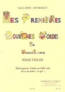 Valerie bime-apparailly - mes premieres doubles cordes en chansons pour violon