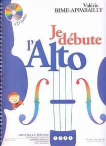 Valerie bime-apparailly : je debute l'alto - vol. 1 - recueil + audio online