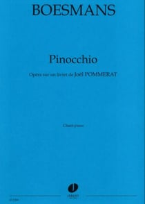 Pinocchio --- chant et piano - opera sur un livret de joel pommerat