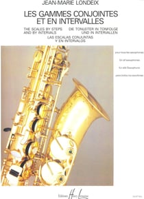 Gammes conjointes et en intervalles --- saxophone