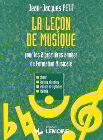 Lecon de musique 1ere et 2eme annees --- formation musicale