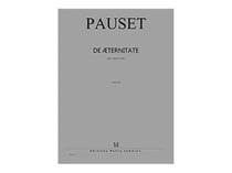 De Aeternitate - voix de soprano solo - partition soprano