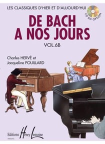 De Bach à nos jours Volume 6B - Partition Piano - intermédiaire