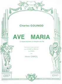 Ave maria n2 --- voix moyenne et piano
