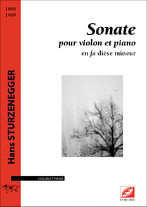 Sonate pour violon et piano (conducteur) - en fa diese mineur