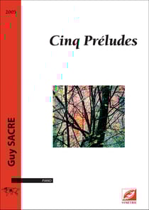 Cinq preludes - partition pour piano