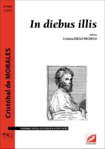 In diebus illis : partition pour ensemble vocal ou choeur à 4 voix (SATB)