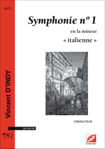 Symphonie en la mineur,  italienne  (conducteur a3)